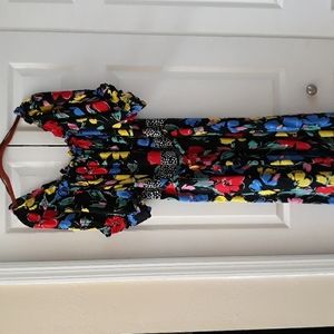 Floral Off The Shoulder Long Dress